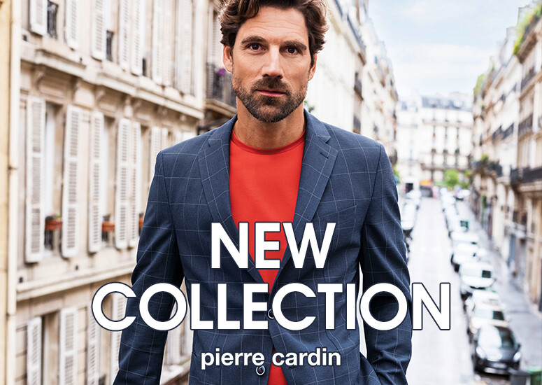 Shirts, jeans, light jackets and sweaters are Pierre Cardin's new spring collection!