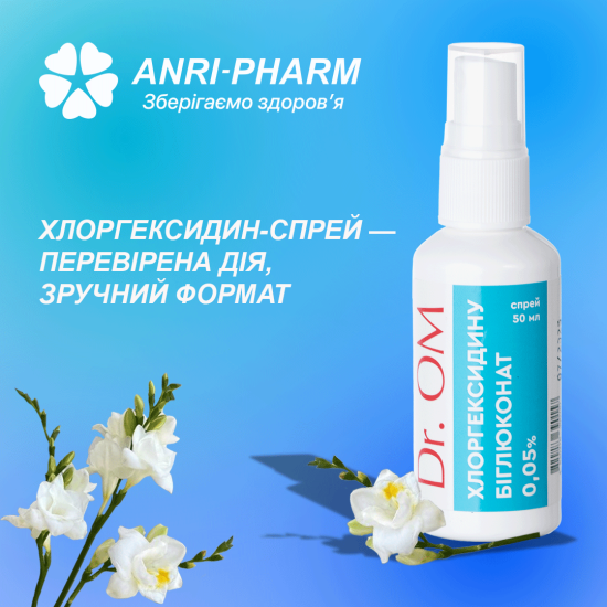 Новинка – Хлоргексидин в форме спрея
