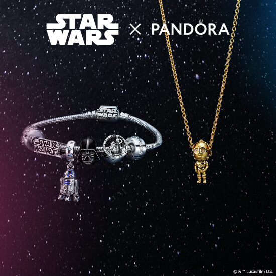 Держите Силу рядом с новой коллекцией Star Wars x Pandora.