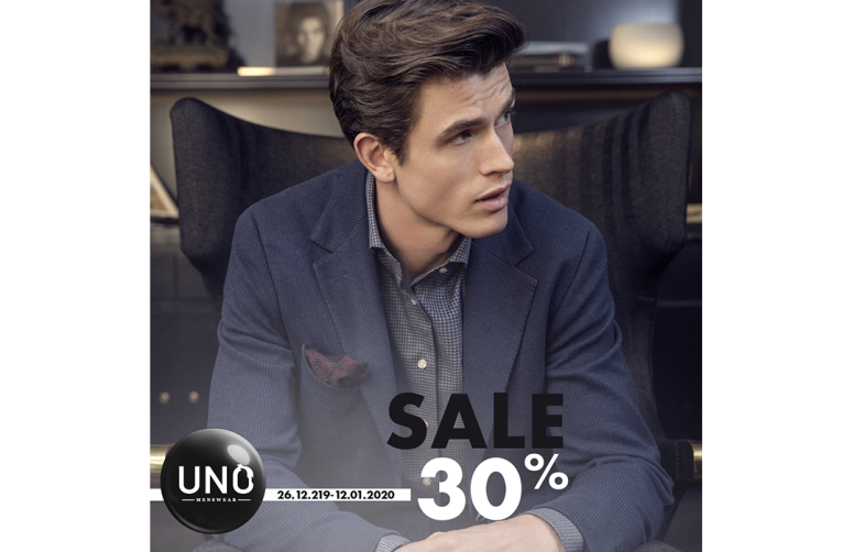 Знижки до -30% на улюблені бренди - це зимовий SALE в UNO Menswear!