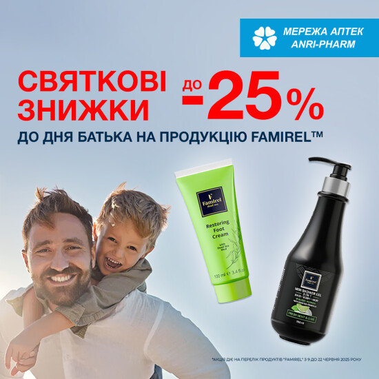 Father's Day discounts at ANRI-PHARM pharmacy