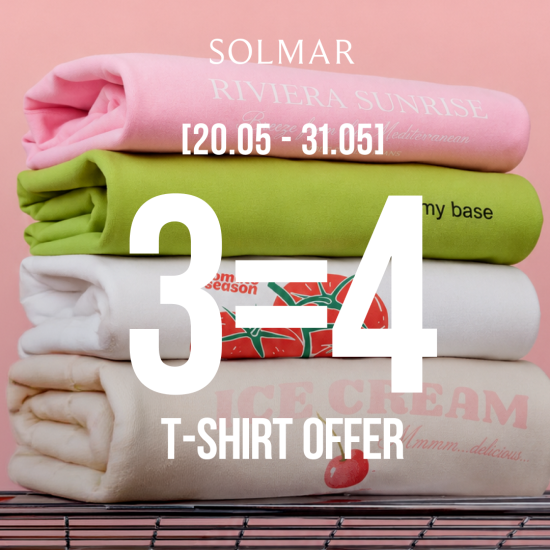 3=4 на футболки SOLMAR